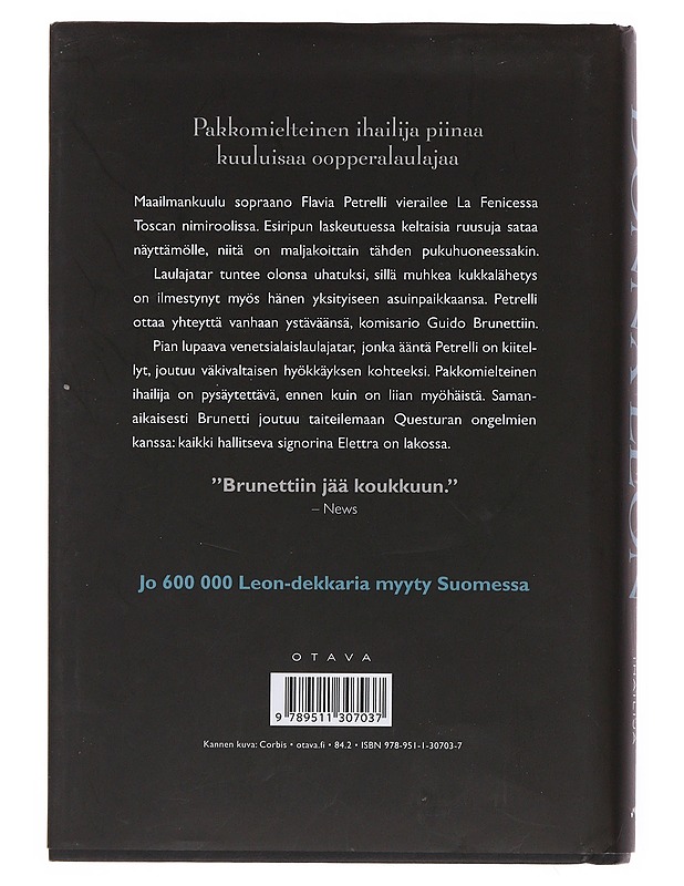 Tuntematon ihailija - Leon, Donna - Jännitys ja dekkarit - 10105510234 - 1