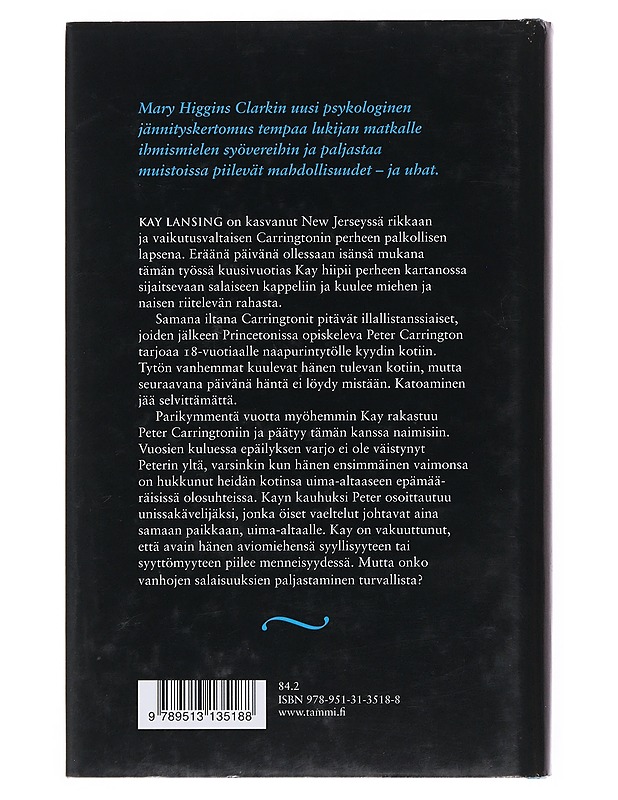 Unissakävelijä - Clark, Mary Higgins - Jännitys ja dekkarit - 10105510288 - 1