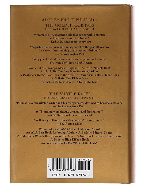 His dark materials. Book three : The amber spyglass - Philip Pullman - Fantasia- ja scifi - 10105510296 - 1