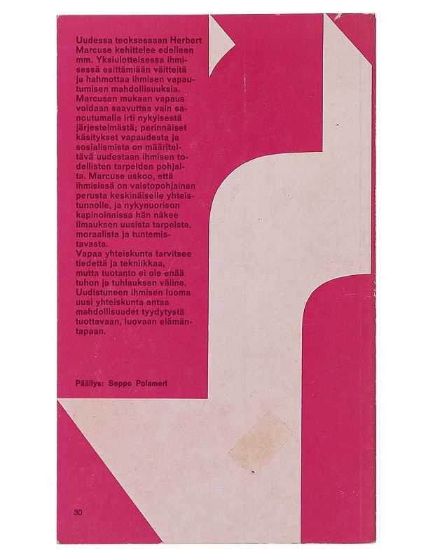 Ihmisen vapautuksesta- Herbert Marcuse - Tietokirjat - 10105510302 - 1