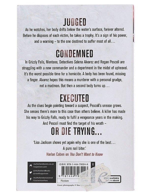 Deserves to die - Lisa Jackson - Kaunokirjallisuus - 10105510341 - 1