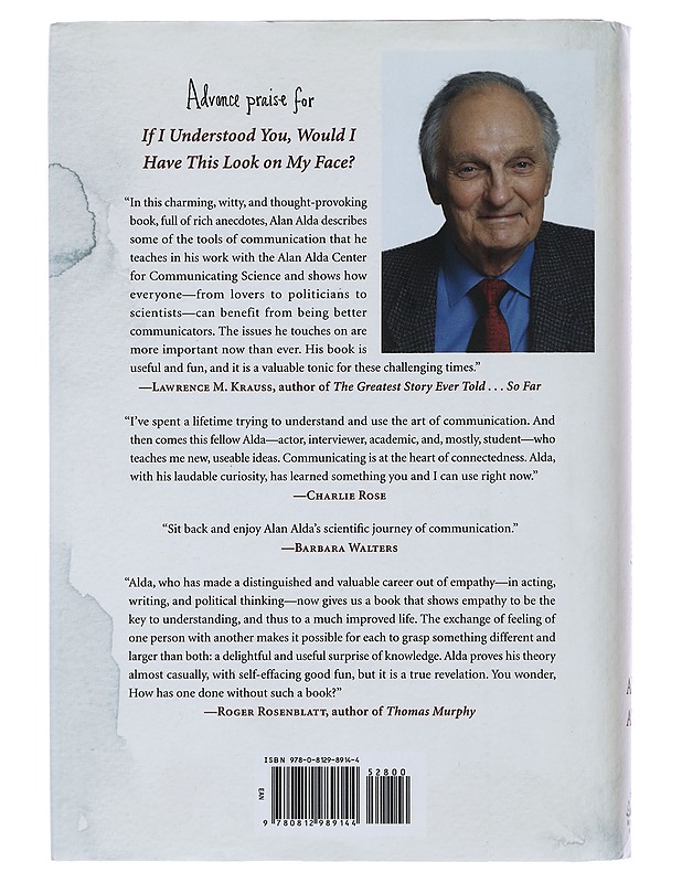 If I Understood You, Would I Have This Look on My Face- Alan Alda - Tietokirjat - 10105510345 - 1