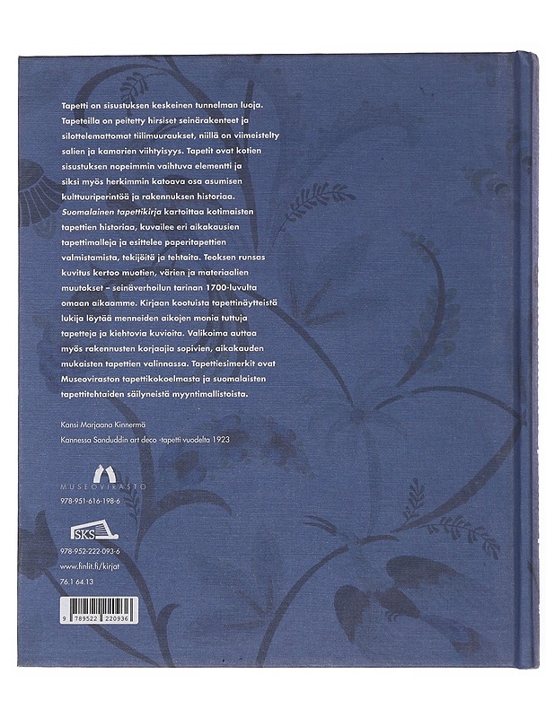 Suomalainen tapettikirja - Maire Heikkinen - Harrastekirjat - 10105510347 - 1