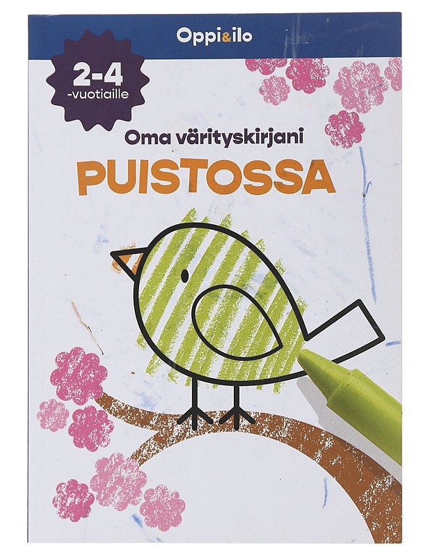 Oppi & ilo: Oma värityskirjani: Puistossa - Lastenkirjat - 10105510348 - 0