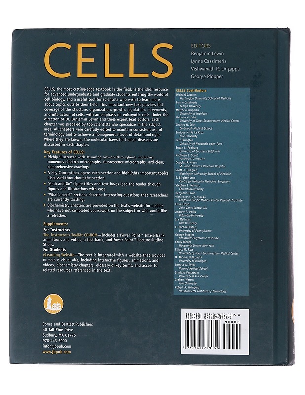 Cells - Tietokirjat ja oppaat - 10105510358 - 1