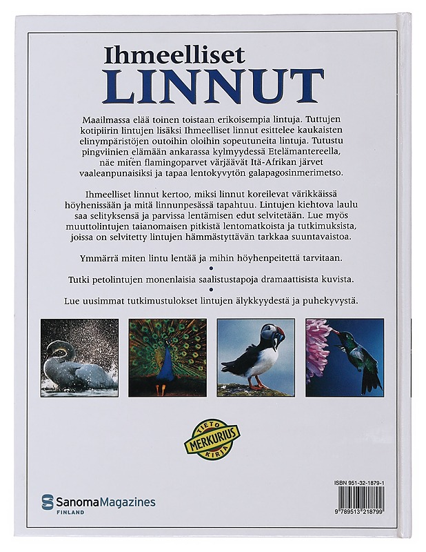 Ihmeelliset linnut - Morgan, Ben - Lemmikki- ja luontokirjat - 10105510353 - 1