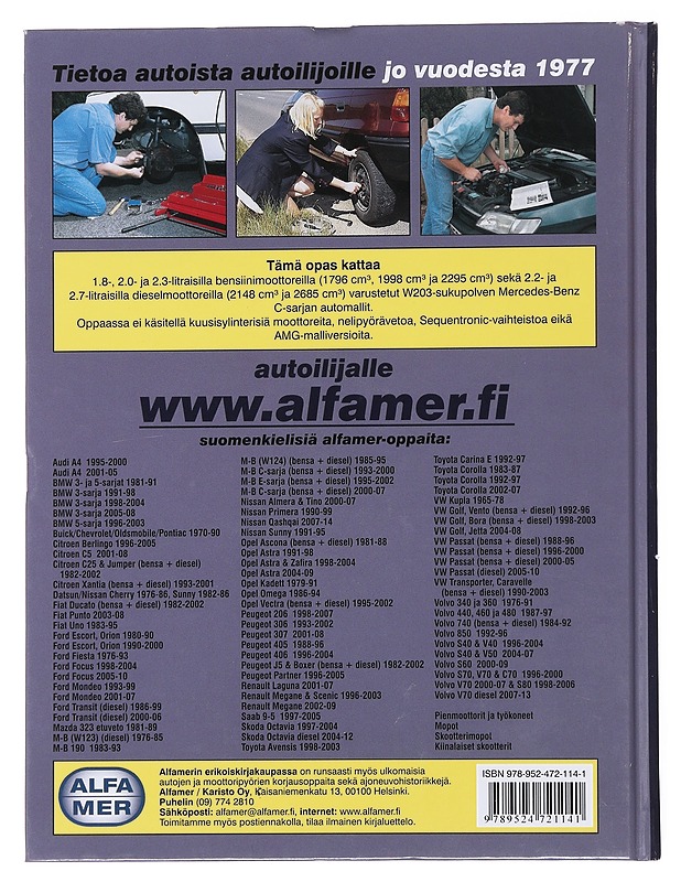 Mercedes-Benz C-sarja 2000-2007 : korjausopas - Gill, Peter T. - Tietokirjat ja oppaat - 10105510368 - 1