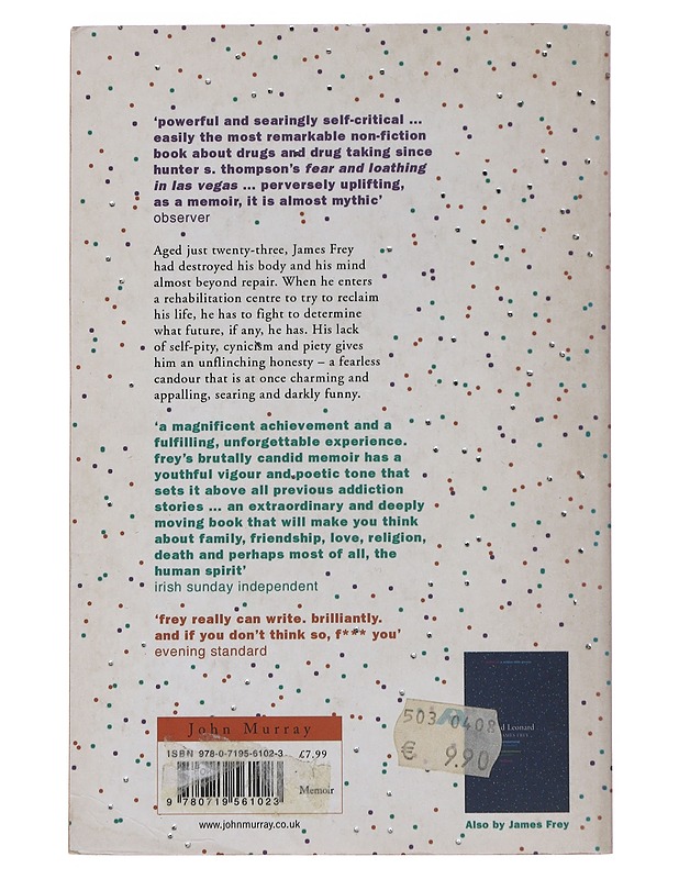 A Million little pieces - James Frey - Kaunokirjallisuus - 10105510372 - 1