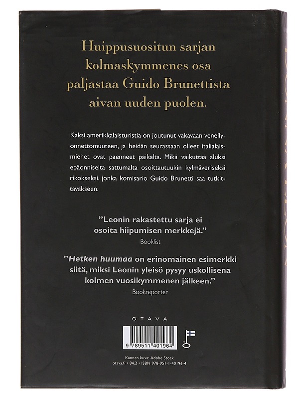 Hetken huumaa - Leon, Donna - Jännitys ja dekkarit - 10105510395 - 1