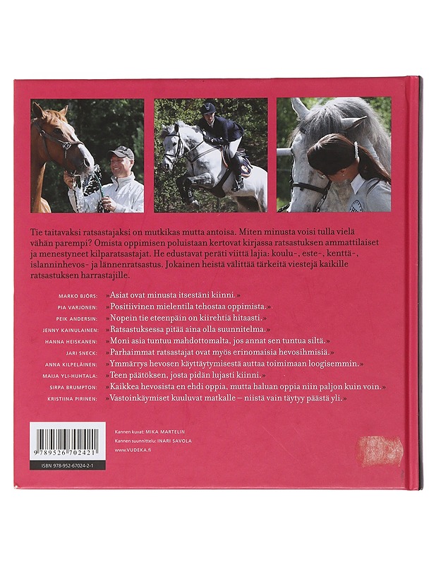 Syvemmälle satulaan - Syvärinen, Katri - Harrastekirjat - 10105510407 - 1