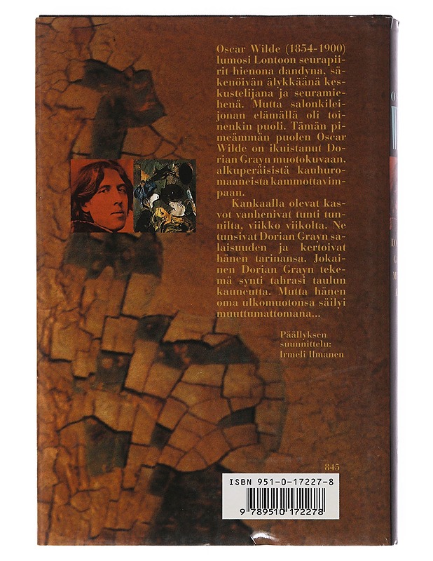 Dorian Grayn muotokuva - Wilde, Oscar - Romaanit ja novellit - 10105510428 - 1