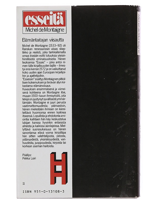Esseitä - Montaigne, Michel de - Romaanit ja novellit - 10105510439 - 1