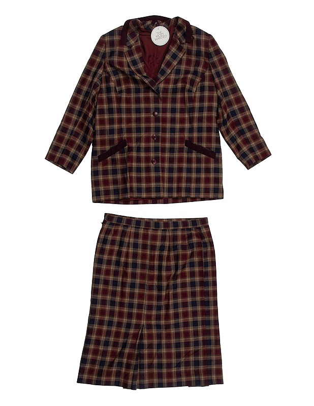 Ruudullinen hamepuku - Naisten takit ja jakut - 10105510471 - 0