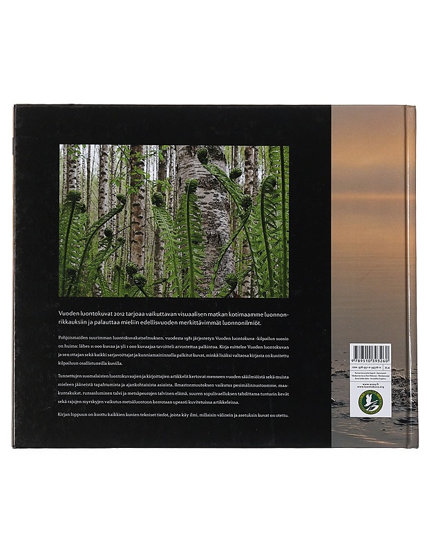 Vuoden luontokuvat 2012 : Suomen luonnon vuodenkierto - Taide- ja kulttuurikirjat - 10105510494 - 1