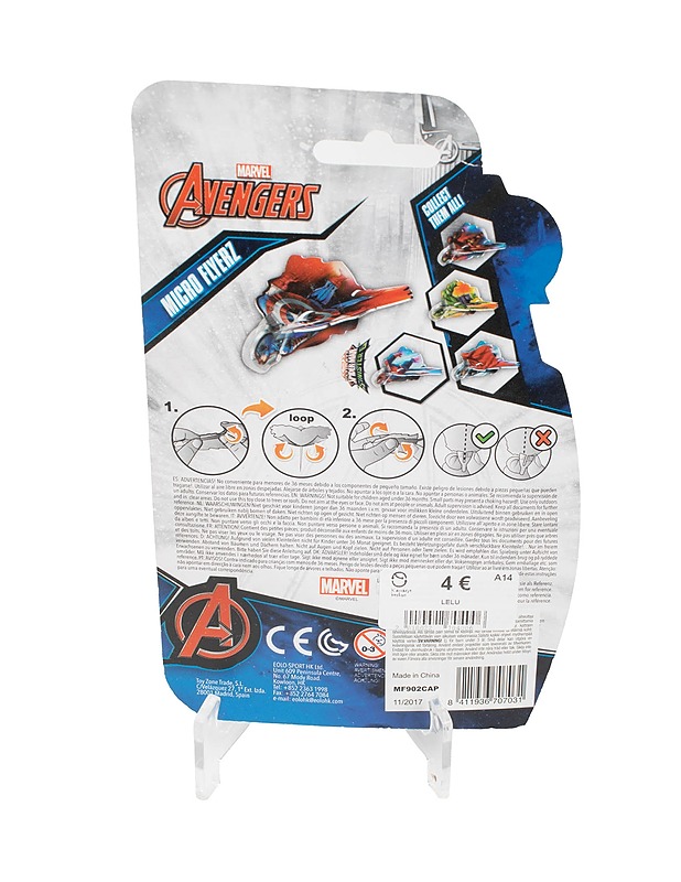 MARVEL Micro Flyerz Captain America lelu - Lasten lelut - 10105510497 - 2