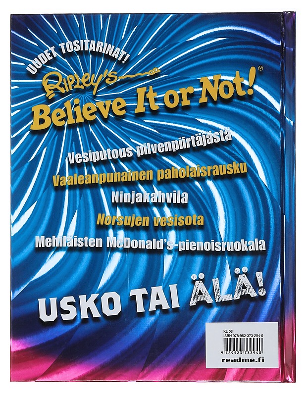 Usko tai älä! : 2022 - Tibballs, Geoff - Tietokirjat ja oppaat - 10105510495 - 1
