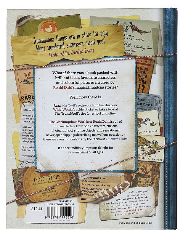 The Gloriumptious Worlds of Roald Dahl - Caldwell, Stella - Lastenkirjat - 10105510517 - 1