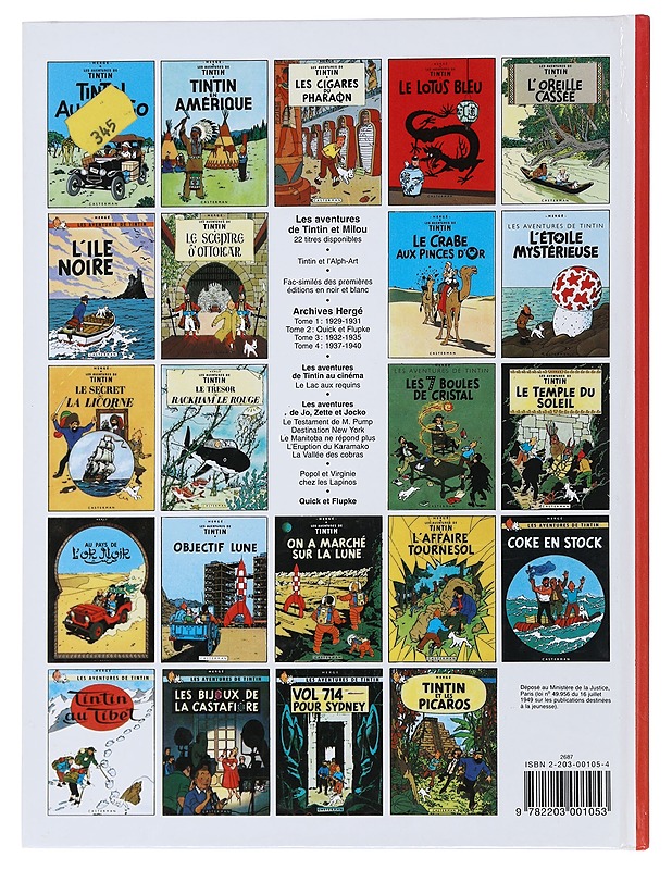 The Adventures of Tintin : The Mysterious Star - Hergé - Lastenkirjat - 10105510519 - 1