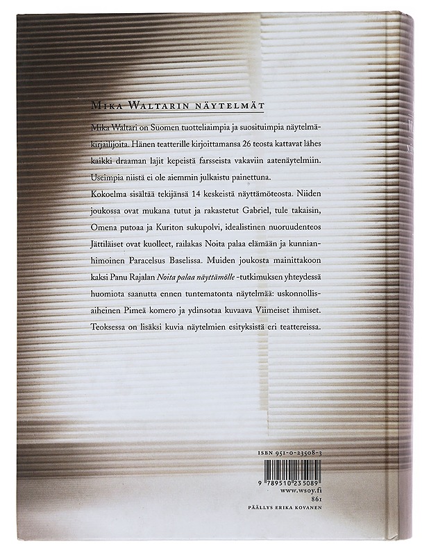 Mika Waltarin näytelmät - Waltari, Mika - Runot ja näytelmät - 10105510537 - 1