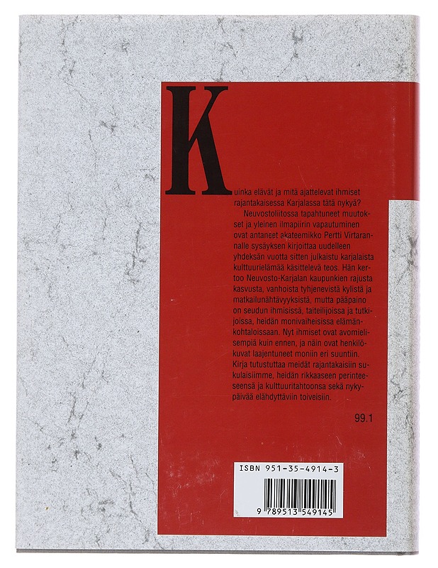 Kulttuurikuvia Karjalasta - Virtaranta, Pertti - Elämäkerrat ja muistelmat - 10105510564 - 1