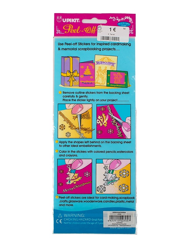 UPIKIT tarra-arkki - Askartelu - 10105510584 - 1