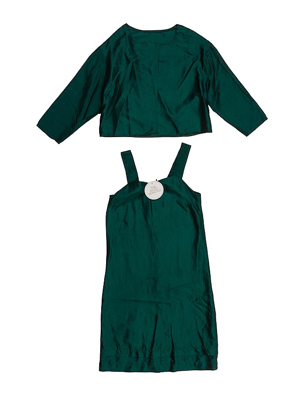 Vihreä mekko ja jakku - Naisten takit ja jakut - 10105510598 - 0