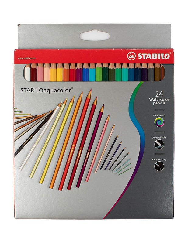 STABILO Aquacolor värikynät, 24 kpl - Askartelu - 10105510631 - 0