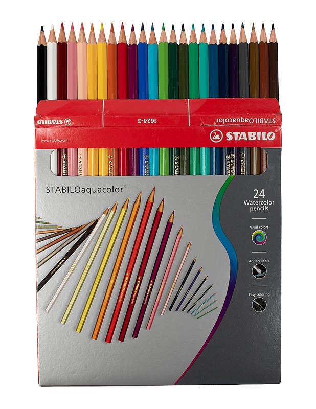 STABILO Aquacolor värikynät, 24 kpl - Askartelu - 10105510631 - 1