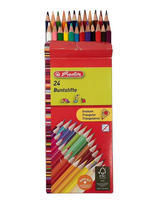 BERLITZ puuvärikynät, 24 kpl - Askartelu - 10105510637 - 1