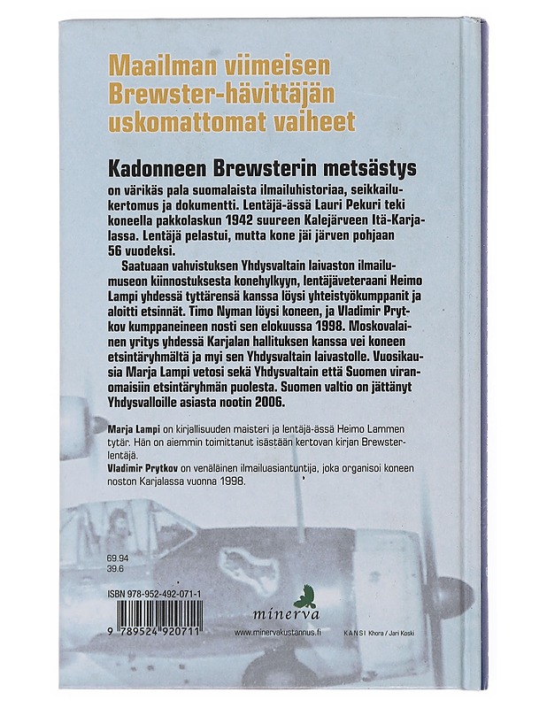 Kadonneen Brewsterin metsästys - Lampi, Marja - Tietokirjat ja oppaat - 10105510774 - 1