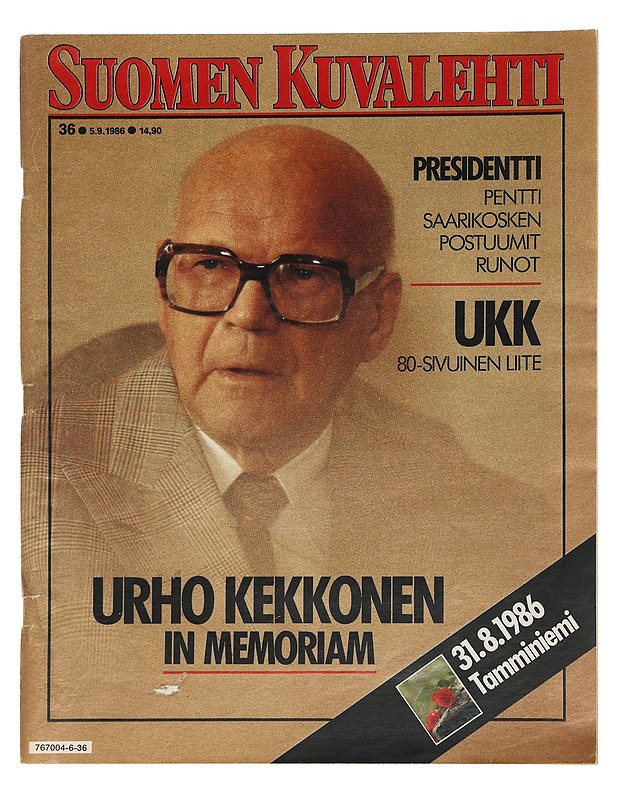 Suomen kuvalehti numero 36/1986 - Lehdet - 10105510839 - 0