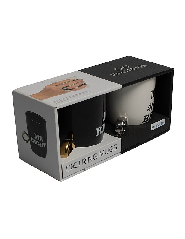 OUT OF THE BLUE sormusmukit, 2 kpl - Mukit ja kahvikupit - 10105510864 - 1