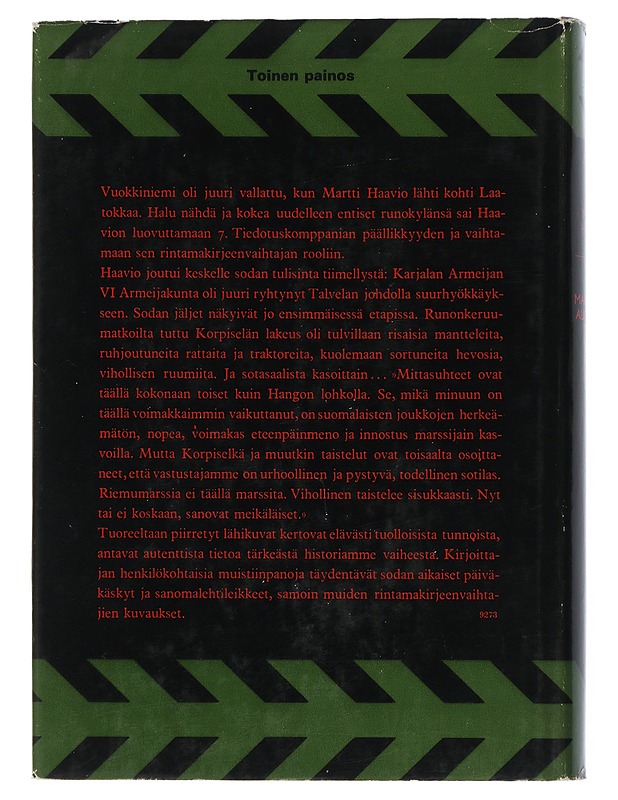 Me marssimme Aunuksen teitä - Haavio , Martti - Tietokirjat - 10105510858 - 1