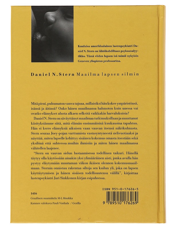 Maailma lapsen silmin - Stern, Daniel N. - Tietokirjat ja oppaat - 10105510861 - 1