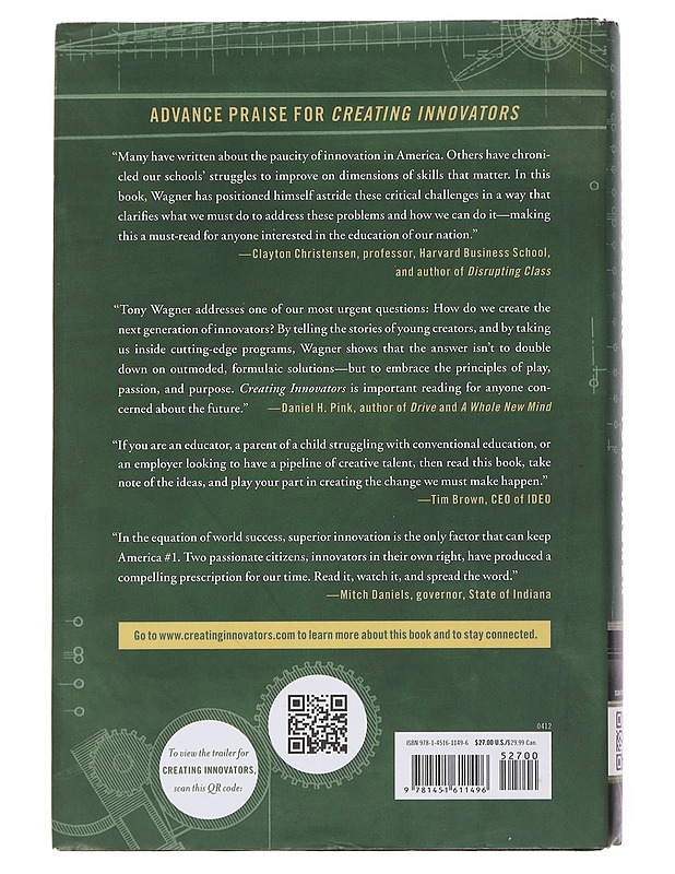 Creating innovators - Wagner, Tony - Tietokirjat ja oppaat - 10105510865 - 1
