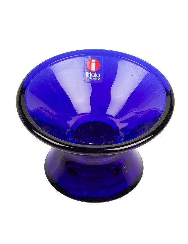 IITTALA kartio kynttilänjalka - koboltinsininen - Designsuosikit - 10105510914 - 0