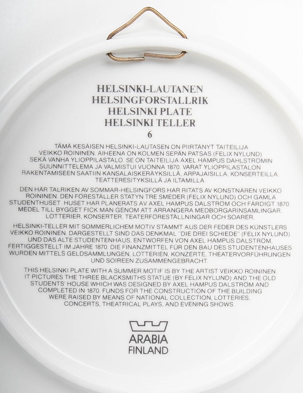 ARABIA Helsinki seinälautanen - Designsuosikit - 10105510946 - 2