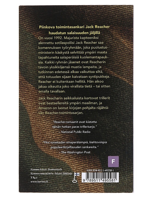 Totuuden jäljillä - Child, Lee - Jännitys ja dekkarit - 10105510987 - 1