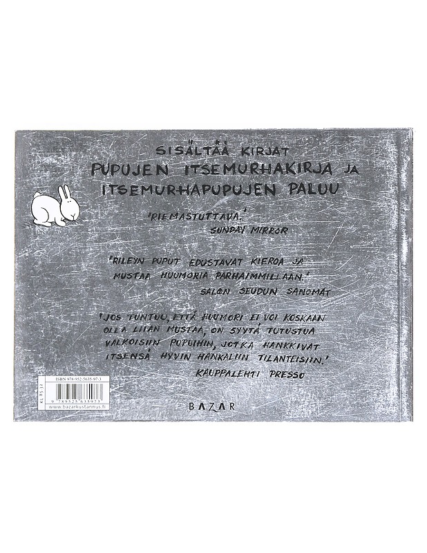 Pupujen suuri itsemurhakirja - Riley, Andy - Sarjakuvat - 10105510985 - 1