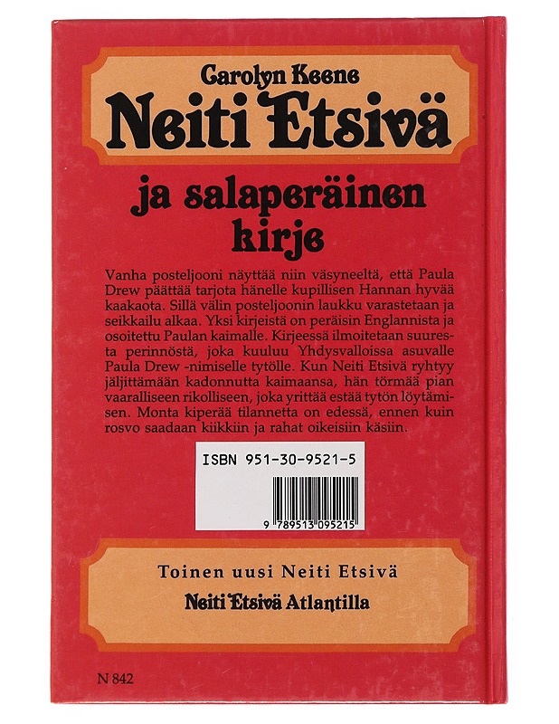 Neiti Etsivä ja salaperäinen kirje - Keene, Carolyn - Nuorten kirjat - 10105510994 - 1