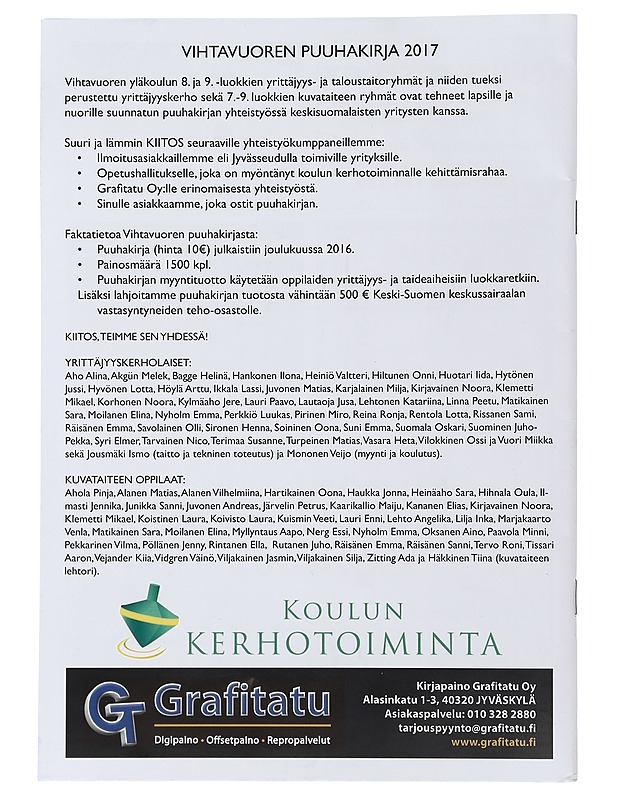 Vihtavuoren puuhakirja - Lastenkirjat - 10105511036 - 1