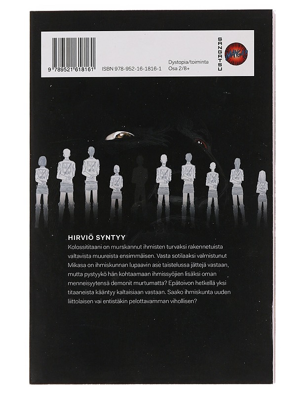 Titaanien sota  2 - Isayama, Hajime - Sarjakuvat - 10105511029 - 1