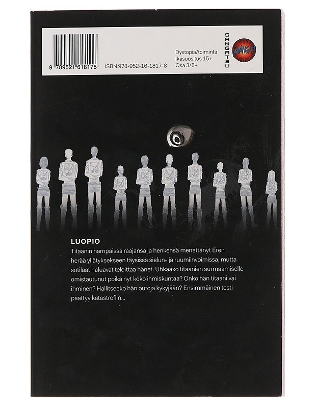 Titaanien sota 3 - Isayama, Hajime - Sarjakuvat - 10105511033 - 1