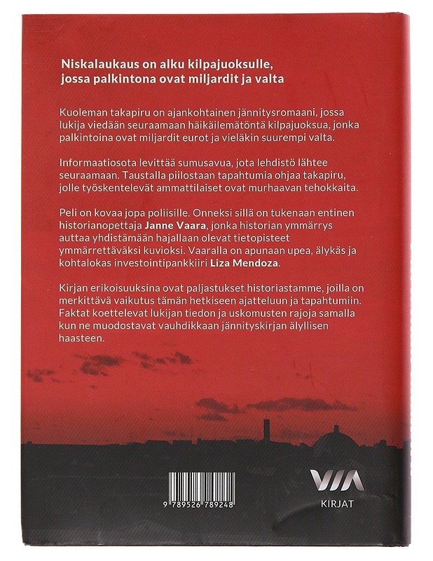 Kuoleman takapiru - Tero J. Kauppinen - Jännitys ja dekkarit - 10105511063 - 1