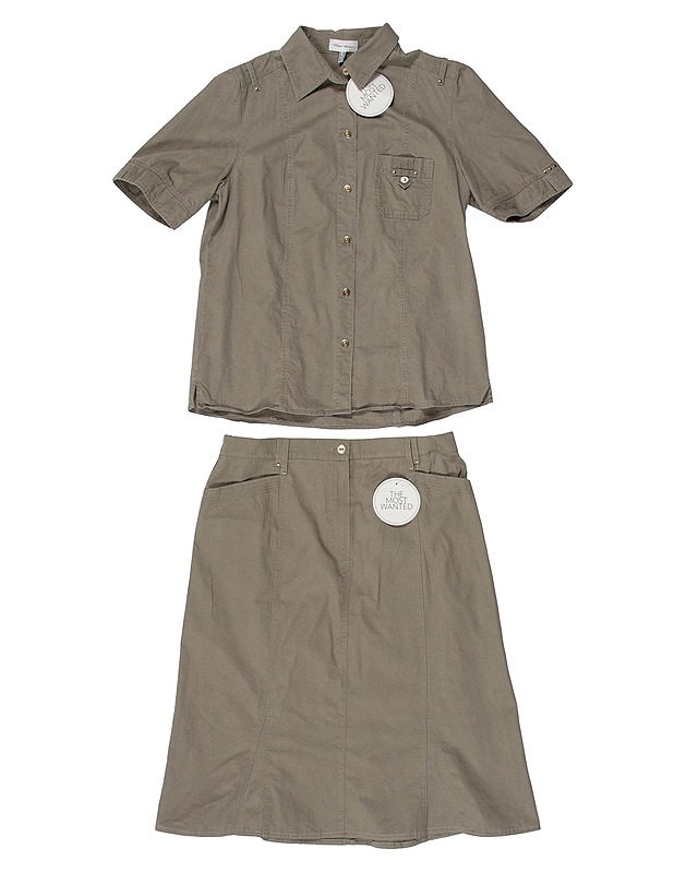 PETER HAHN kauluspaita, 40 ja hame, 42 - Naisten paidat ja topit - 10105511070 - 0