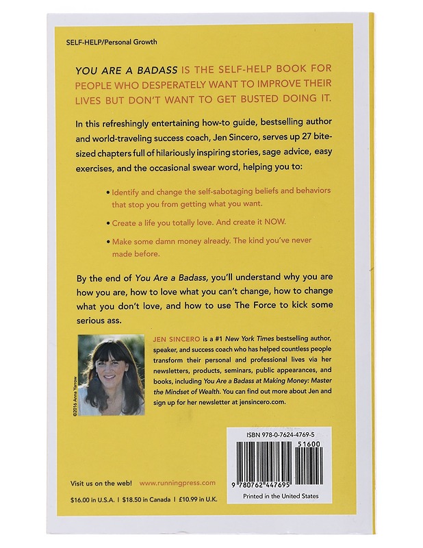 You are a badass - Jen Sincero - Tietokirjat ja oppaat - 10105511108 - 1