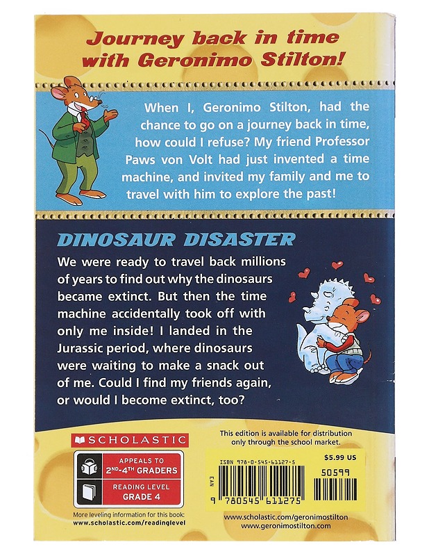 Dinosaur Disaster- Geronimo Stilton - Lastenkirjat - 10105511121 - 1