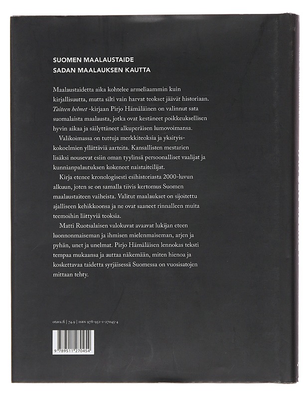 Taiteen helmet : sata suomalaista maalausta - Hämäläinen, Pirjo - Historiakirjat - 10105511131 - 1