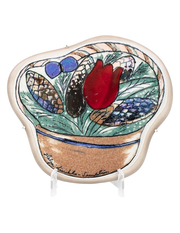 ARABIA Tulppaanikori seinälaatta  - Designsuosikit - 10105511171 - 0