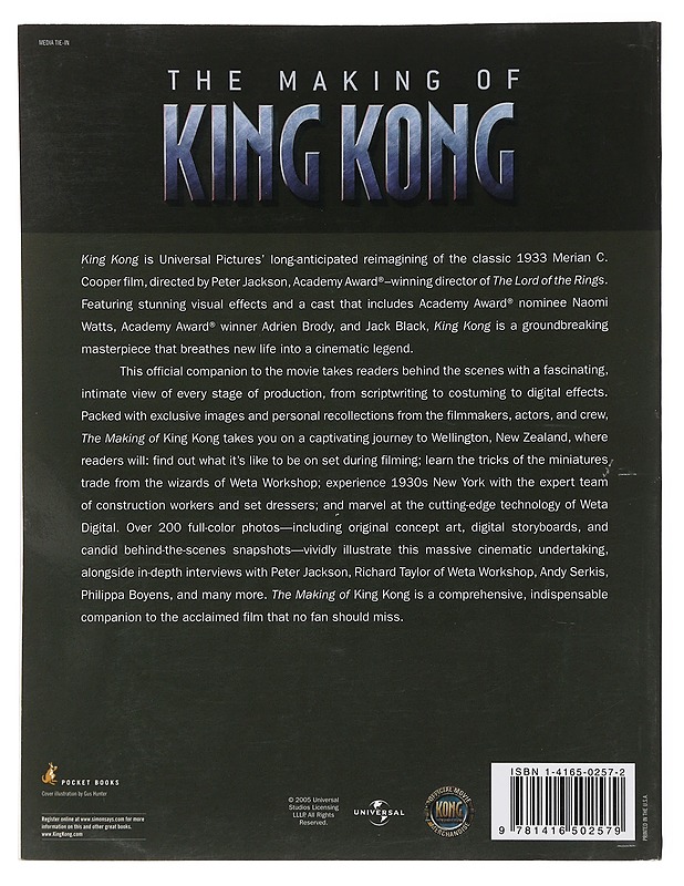 Making of King Kong - Jenny Wake - Harrastekirjat - 10105511170 - 1